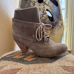 Brown Suede Ankle Boots